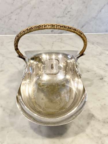 Hukin & Heath basket with woven handle