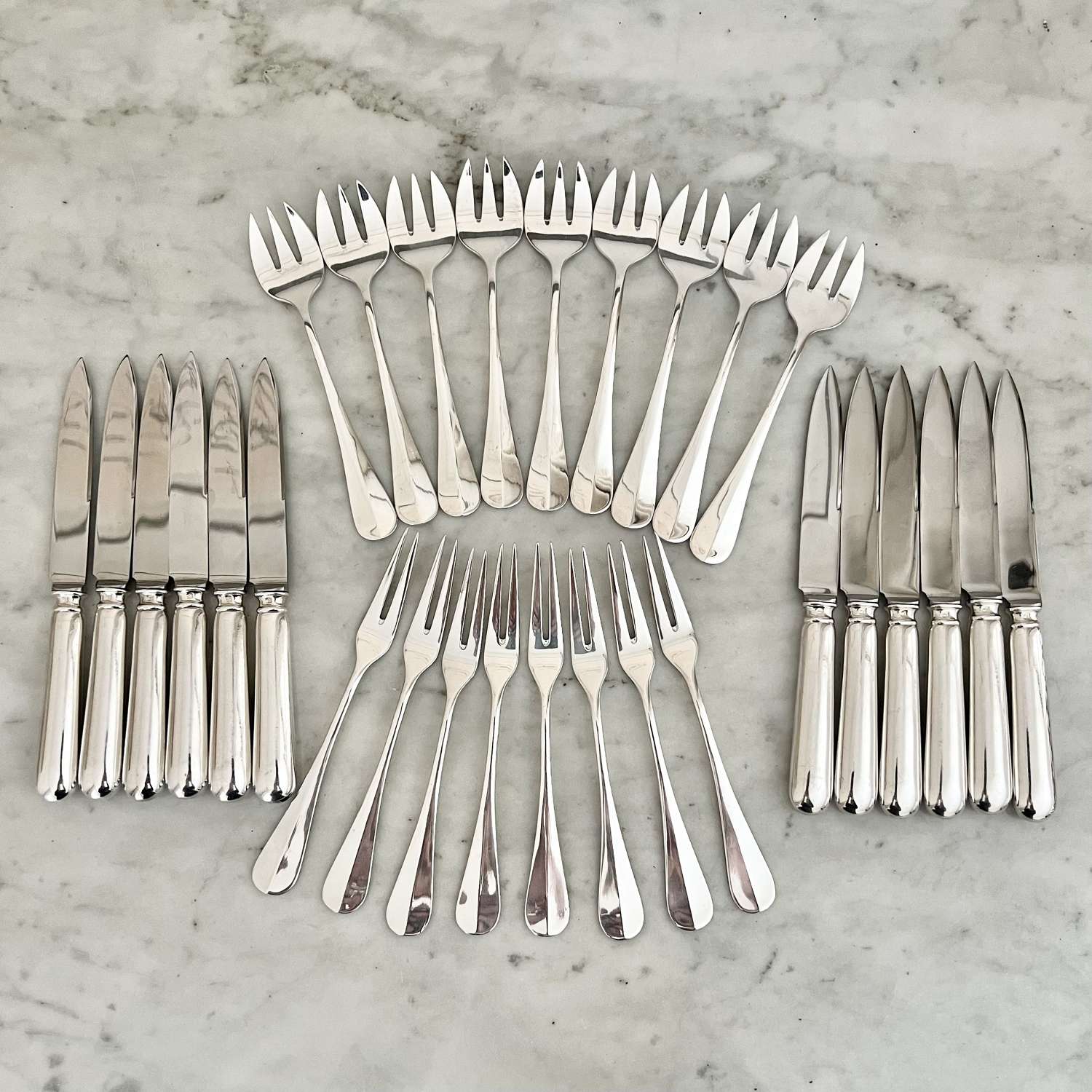 Shellfish & Lobster Cutlery For 12 guests By Wiskemann