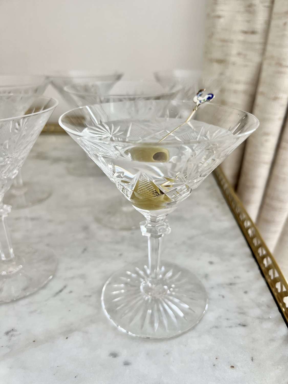Val Saint Lambert Finest Crystal Cocktail Or Champagne Coupes