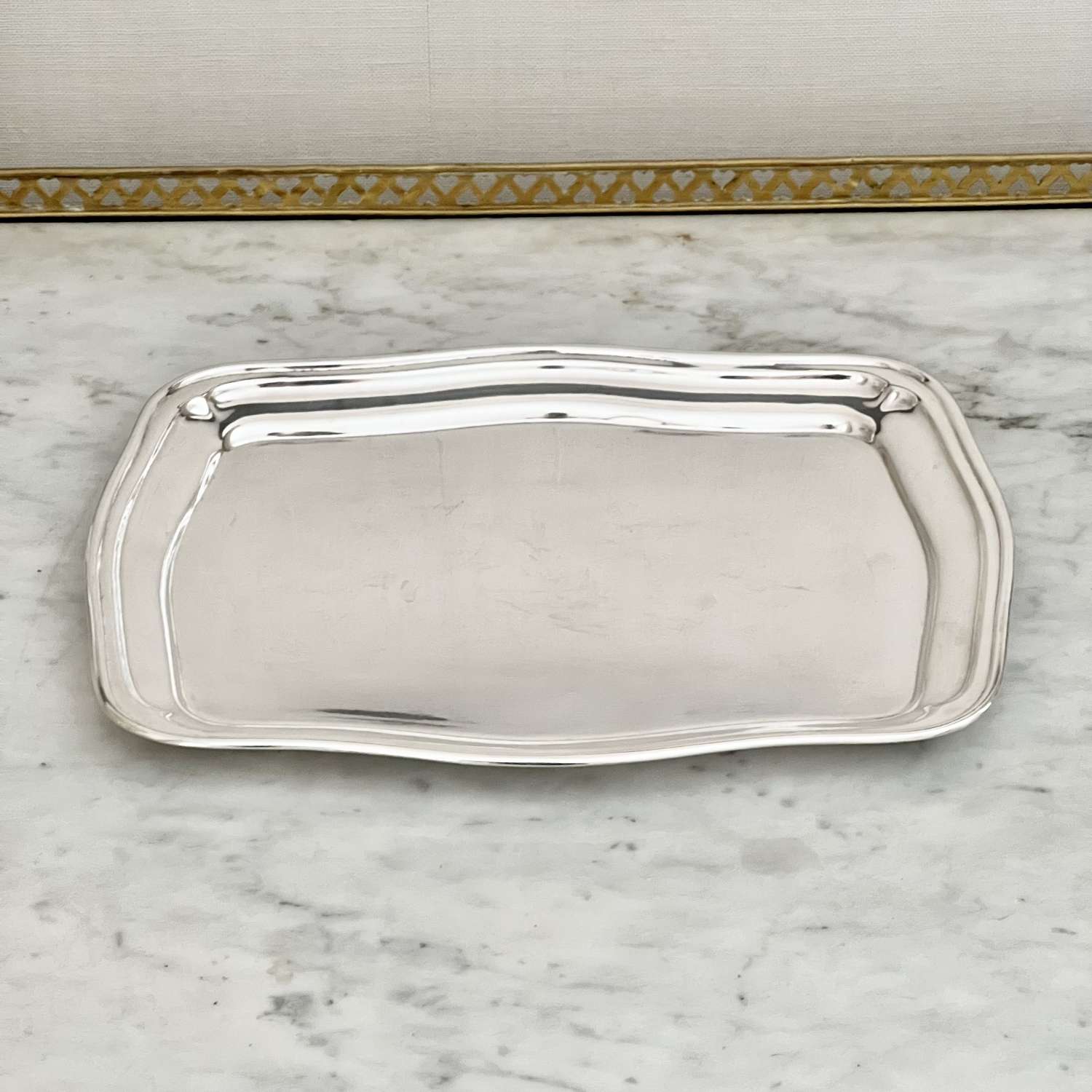 Wiskemann Silver Plated Cocktail Tray Circa 1960s