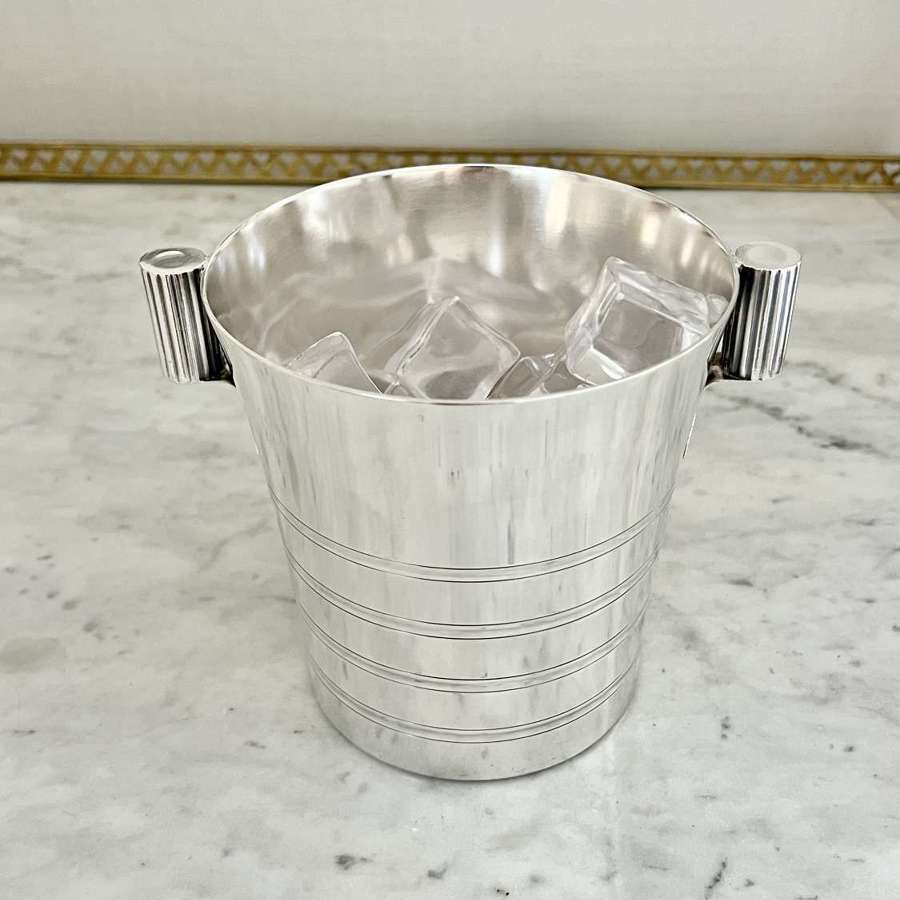 Art Deco French Silver Plated Ice Bucket