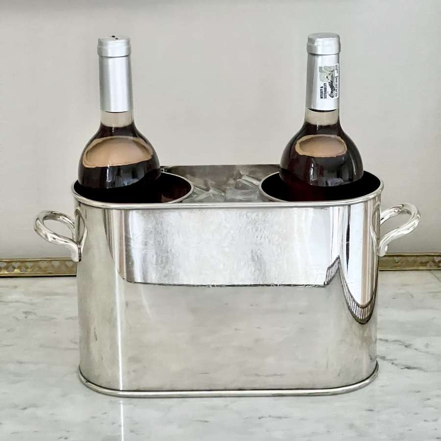 Silver Plated Double Ended Champagne Wine Cooler