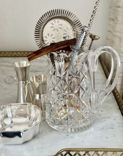 Fine Quality Crown Etched Crystal Jug By Thomas Webb Circa 1920s