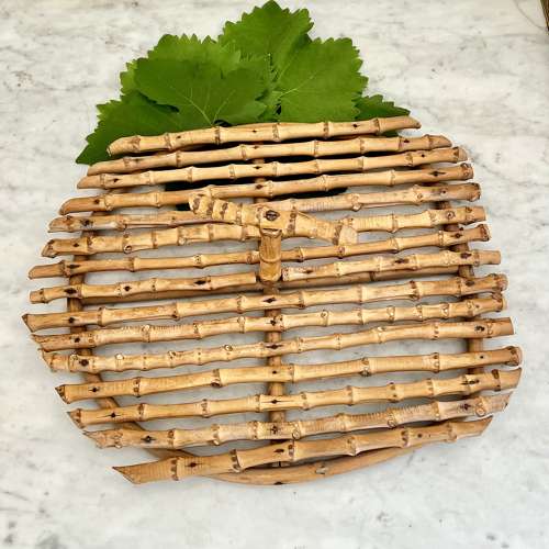 Bamboo cheese board with T-bar handle C1960