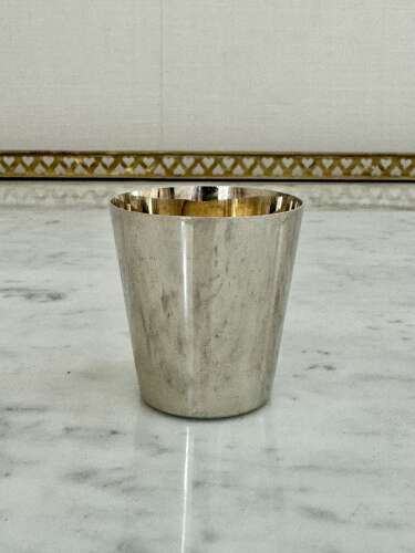 Nickel Plated double shot spirit measure 60ml