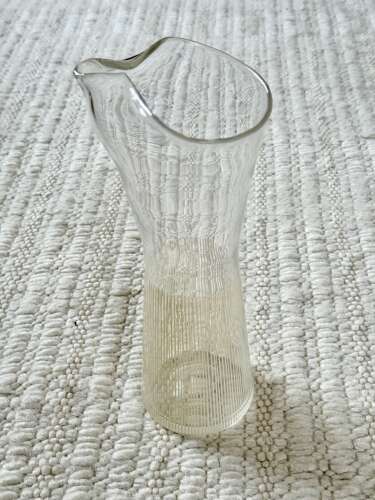 Tall Swedish enamelled glass cocktail mixing jug C1956