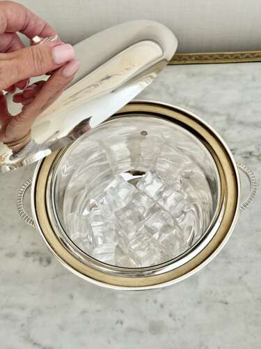 Fine Quality Silver plated & thermos glass lined ice bucket