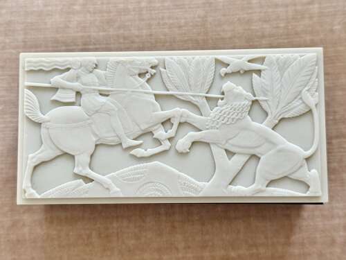 Art Deco faux Ivory & Bakelite box C1930