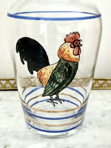 Art Deco cockerel cocktail decanter/shaker C1930