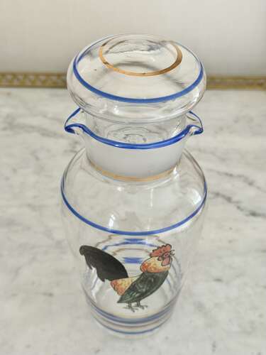 Art Deco cockerel cocktail decanter/shaker C1930