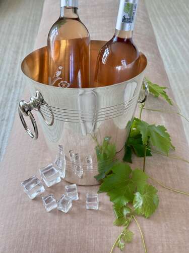 Fine French vintage silver plated wine cooler C1950/60s