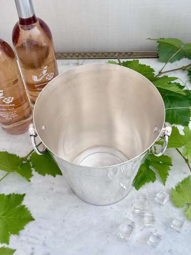 Fine French vintage silver plated wine cooler C1950/60s