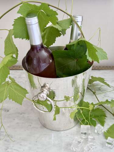 Fine French vintage silver plated wine cooler C1950/60s