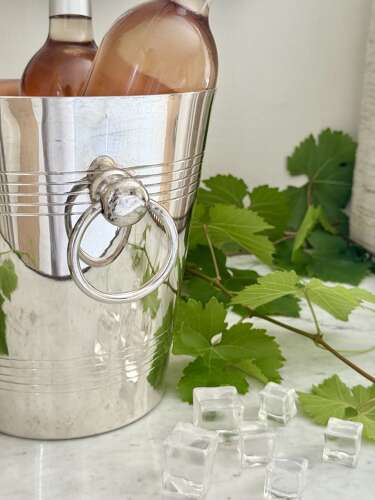Fine French vintage silver plated wine cooler C1950/60s
