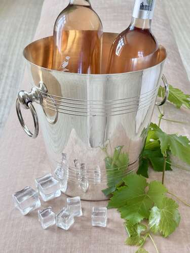 Fine French vintage silver plated wine cooler C1950/60s