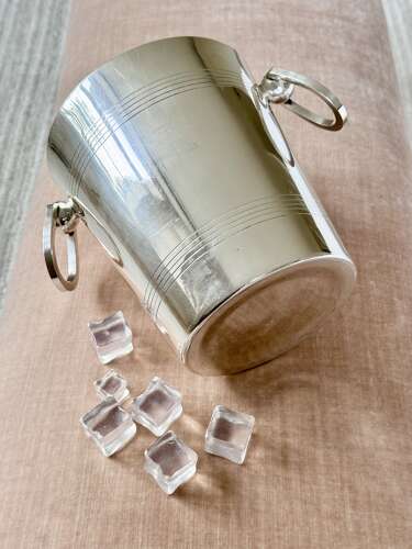 Fabulous French Art Deco Silver Plated Champagne Cooler by Orbrille C1930