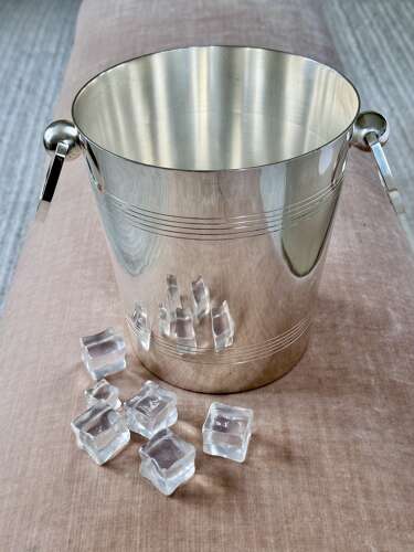 Fabulous French Art Deco Silver Plated Champagne Cooler by Orbrille C1930