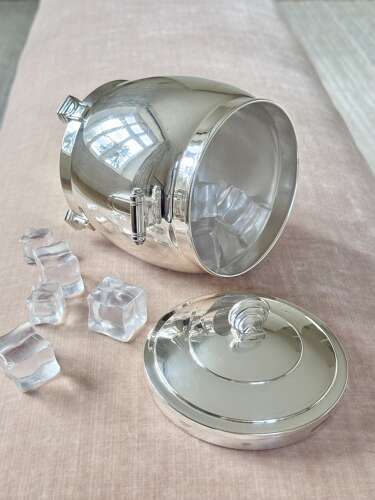 An Art Deco Silver plated Ice Bucket by William Suckling C1930